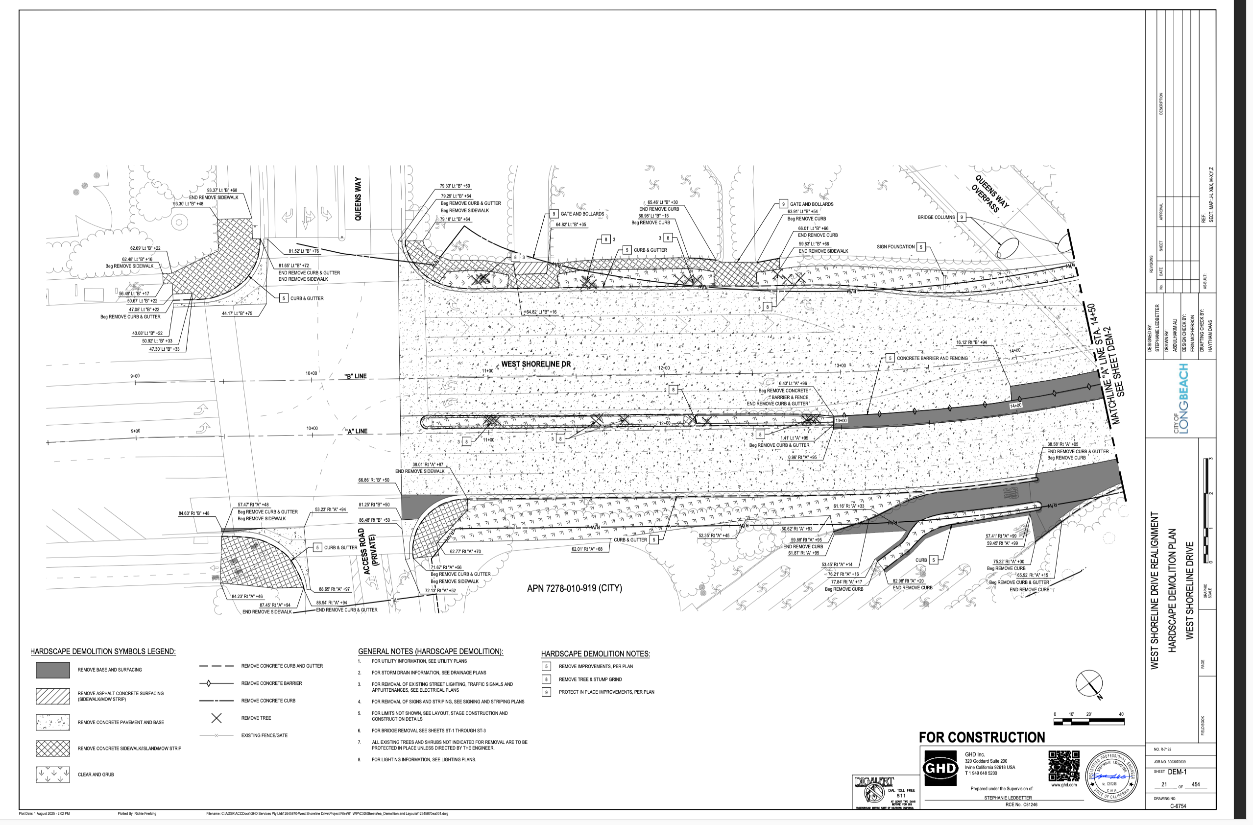 Selected DEM drawing
